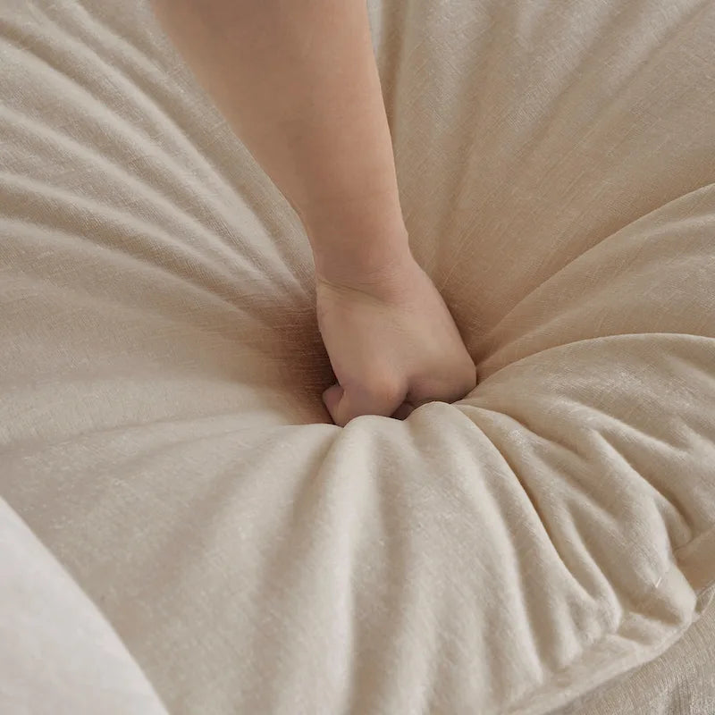 Accent Chair with Ottoman - Chenille Fabric, Solid Wood Frame, 41.4"W x 33"H, 300 lbs Capacity