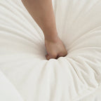 Accent Chair with Ottoman - Chenille Fabric, Solid Wood Frame, 41.4"W x 33"H, 300 lbs Capacity