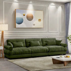 Modular Sectional Sofa - Velvet, 5-Seat, Cloud Cushion, Bolster Armrests, 130"W, Configurable