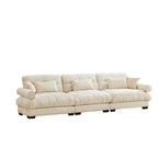 Modular Sectional Sofa - Velvet, 5-Seat, Cloud Cushion, Bolster Armrests, 130"W, Configurable