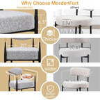 Mid-Century Armchair - Velvet/Faux Leather, Iron Frame, 24"W x 30.5"H, Single Seat, 330 lbs Capacity