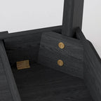 Wood Desk - 39.4"W, Multi-Functional, Rounded Corners, Optional Drawers, Easy Assembly