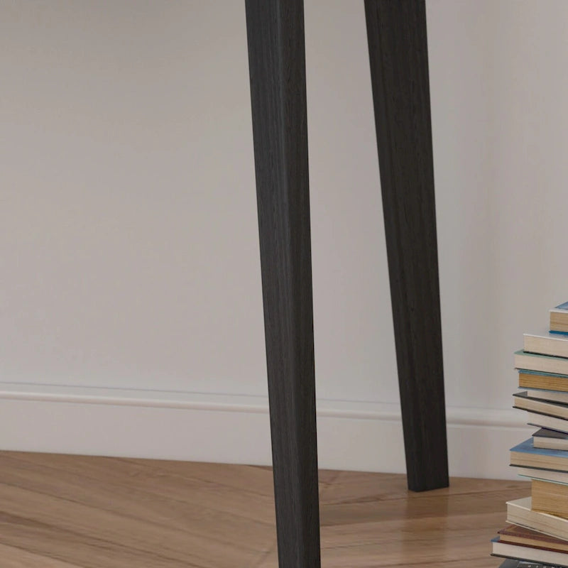 Home Office Desk - 39.4"W, MDF & Solid Wood, 2 Drawers, 120 lbs Capacity, Classic Style