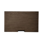 Nightstand - Dusty Taupe, 2 Drawers, Charging Station, Brass Hardware, 28"W x 28"H, Farmhouse