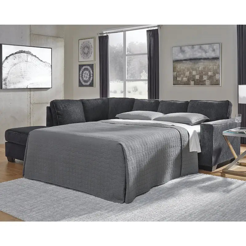 2-Piece Sleeper Sectional Sofa with Chaise - 110W x 90D x 37H