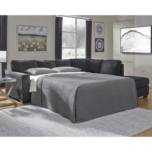 2-Piece Sleeper Sectional Sofa with Chaise - 110W x 90D x 37H