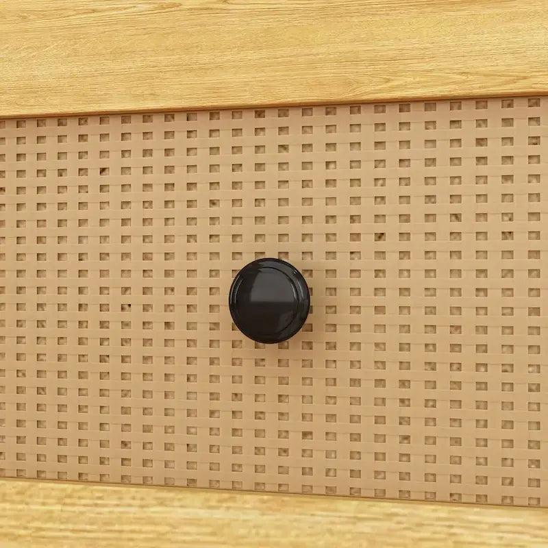 Wood Wardrobe - 2 Doors, 2 Drawers, Hanging Rod, 31.4"W x 70.9"H, Storage Organizer