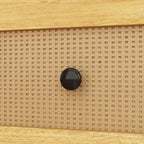 Wood Wardrobe - 2 Doors, 2 Drawers, Hanging Rod, 31.4"W x 70.9"H, Storage Organizer