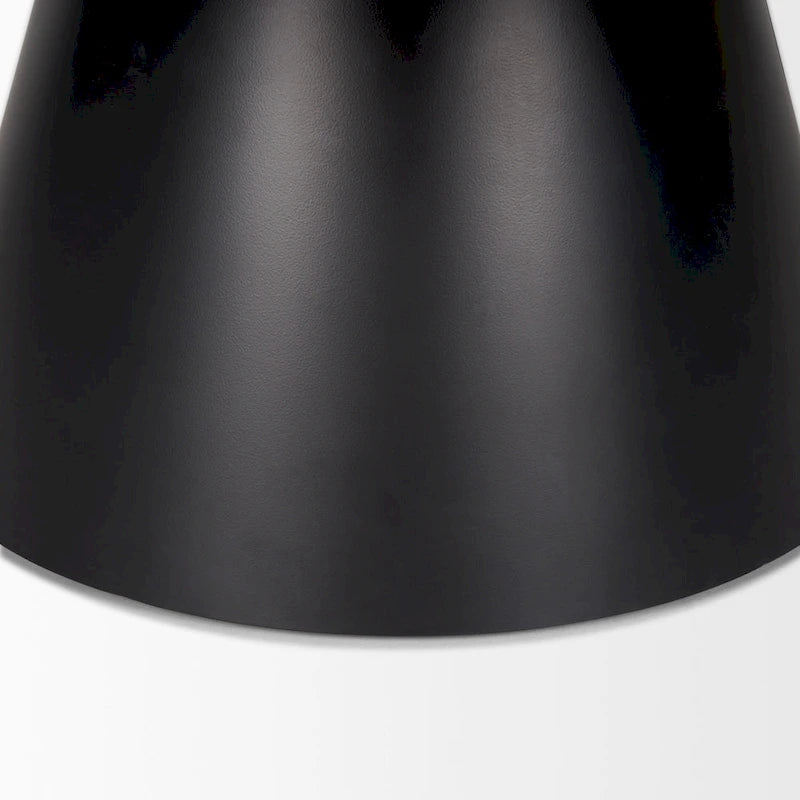 Round Coffee Table - Solid Mango Wood Top, Black Cast Iron Pedestal Base, 45" Diameter x 16"H