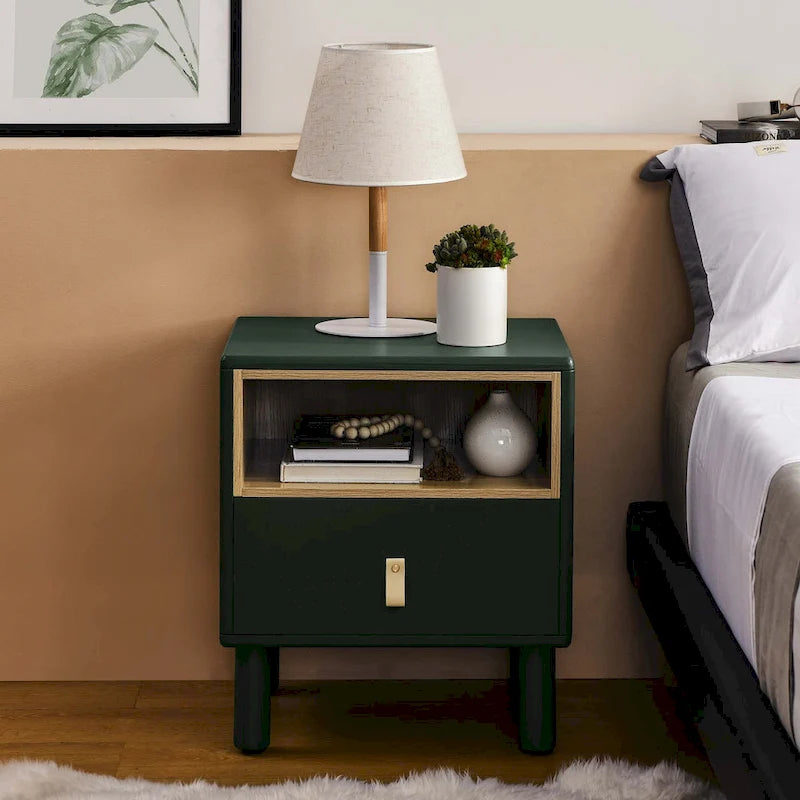 Modern style bedside table Nightstand with drawer