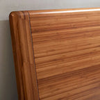 King Platform Bed - Copper, Upholstered Fabric, Tufted Headboard, Contemporary, No Box Spring