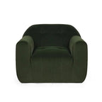 Modern Club Chair - Boucle Fabric, 35.75"W x 29"H, Single Seat with Seamless Edge Design