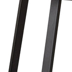 36" Round Coffee Table Faux Marble Top Matte Black Metal Base Modern Living Room Furniture 200lbs Capacity