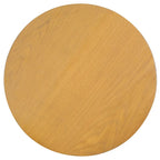 Accent Table - Oak Veneer, Natural Wood Grain, Minimalist Design, 20"W x 20"D x 22"H