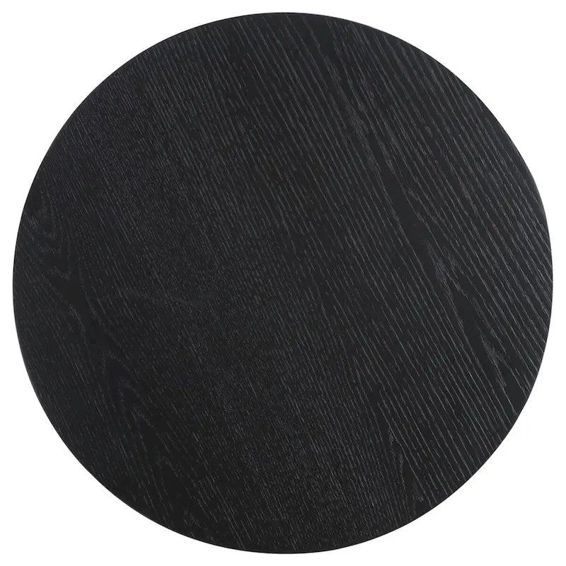 Accent Table - Oak Veneer, Natural Wood Grain, Minimalist Design, 20"W x 20"D x 22"H