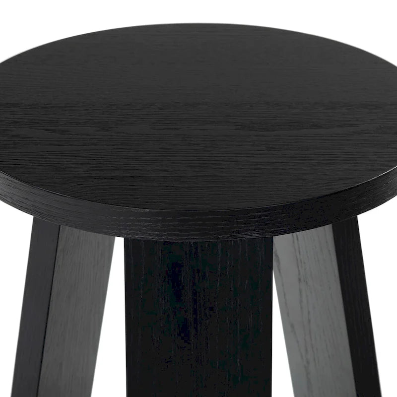 Accent Table - Oak Veneer, Natural Wood Grain, Minimalist Design, 20"W x 20"D x 22"H