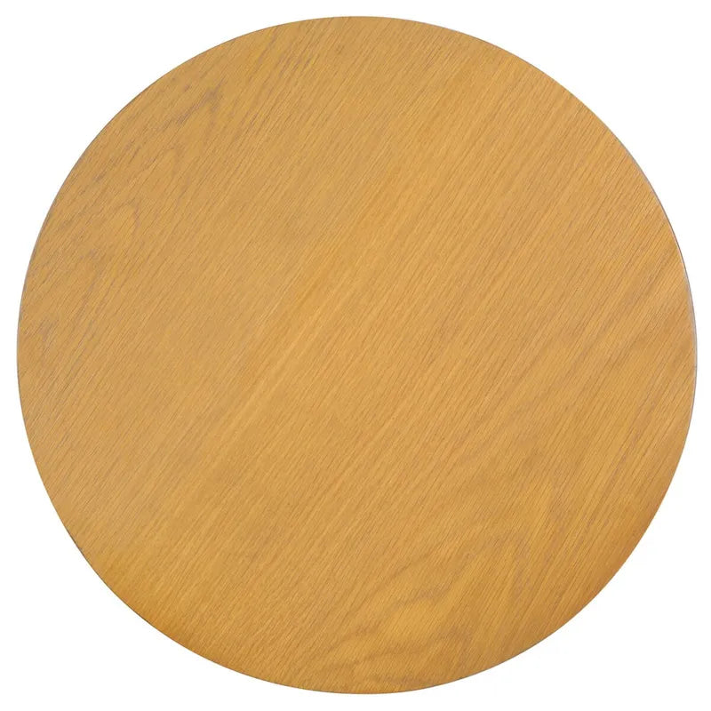 Accent Table - Oak Veneer, Natural Wood Grain, Minimalist Design, 20"W x 20"D x 22"H