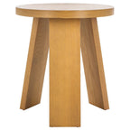 Accent Table - Oak Veneer, Natural Wood Grain, Minimalist Design, 20"W x 20"D x 22"H