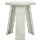 Accent Table - Oak Veneer, Natural Wood Grain, Minimalist Design, 20"W x 20"D x 22"H