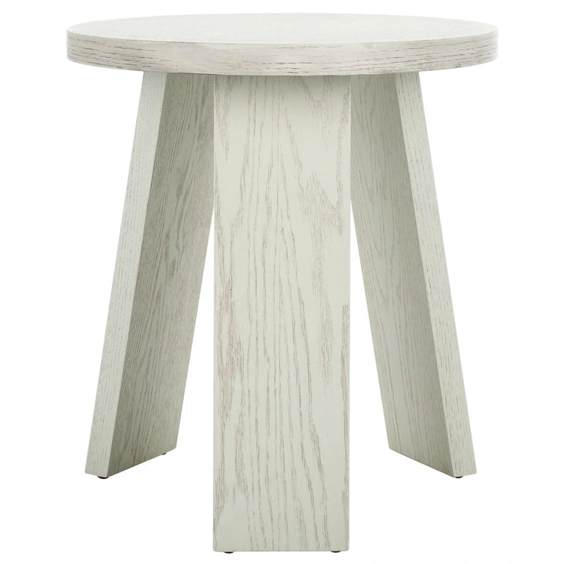 Accent Table - Oak Veneer, Natural Wood Grain, Minimalist Design, 20"W x 20"D x 22"H
