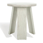 Accent Table - Oak Veneer, Natural Wood Grain, Minimalist Design, 20"W x 20"D x 22"H
