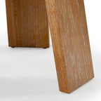 Accent Table - Oak Veneer, Natural Wood Grain, Minimalist Design, 20"W x 20"D x 22"H